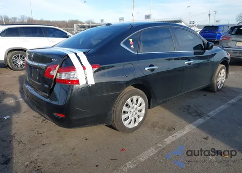 2013 Nissan Sentra Sv z USA, uszkodzony, nr VIN 1N4AB7AP8DN906432